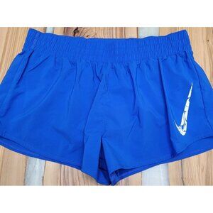 Nike Dri‑Fit Women Running Shorts Blue XL Lightweight Lined Activewear